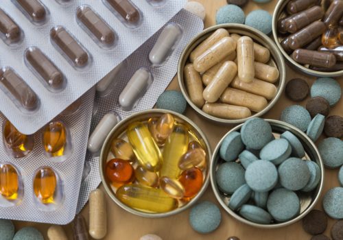 Vitamin,Supplements,,Pills,And,Tablets,In,Blisters,And,Separately